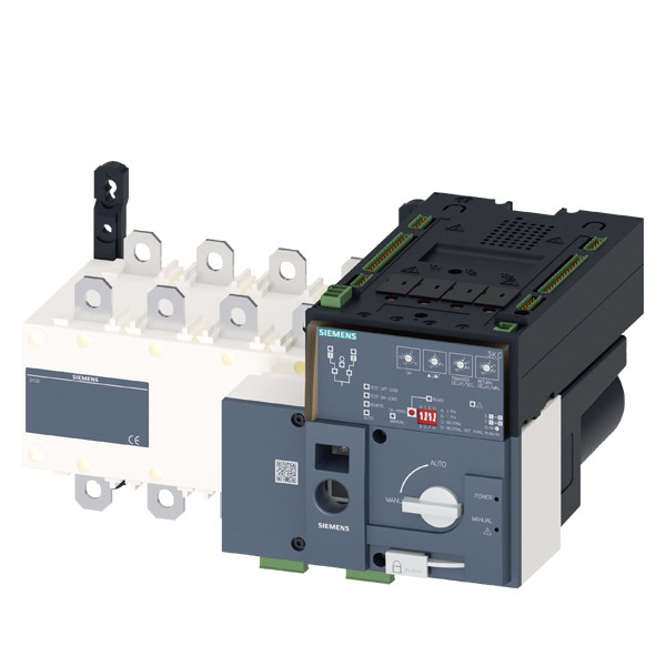 250A Equipo de conmutación de transferencia RTSE/ATSE de 4 polos para dispositivos básicos 3KC8438-0CA22-0GA3